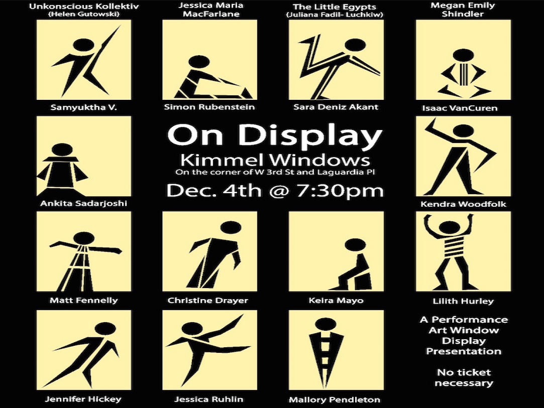 On Display: Window Performance Art Presentation